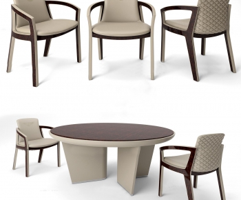Modern Nordic Style Dining Table And Chairs-ID:904222986