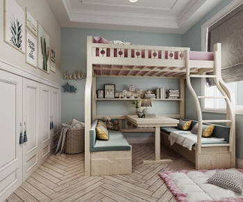 Simple European Style Children's Room-ID:277291639