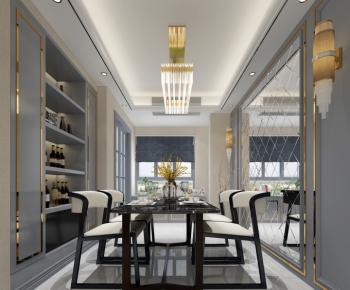 New Chinese Style Dining Room-ID:761326428