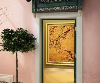 Chinese Style Facade Element-ID:885761725