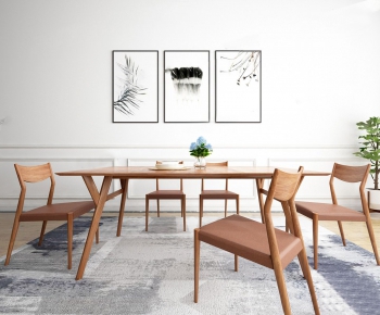 Nordic Style Dining Table And Chairs-ID:663181871