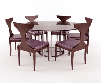 Modern Dining Table And Chairs-ID:752954538