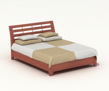 Modern Double Bed-ID:572759772