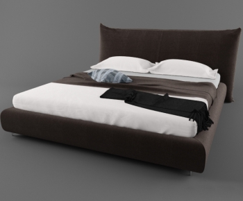 Modern Double Bed-ID:706249968