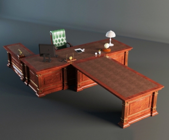 European Style Manager's Desk-ID:742959726