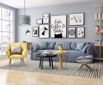 Modern Nordic Style Sofa Combination-ID:836644475