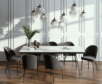 Modern Dining Table And Chairs-ID:526746337