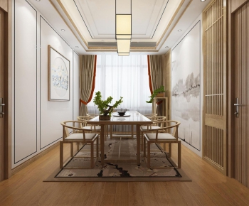 New Chinese Style Dining Room-ID:963484182