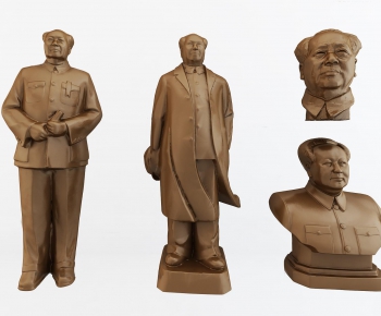 新中式毛泽东主席雕塑-ID:705101798