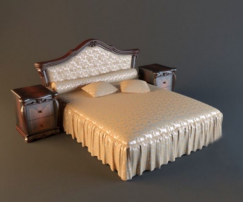 European Style Double Bed-ID:207108811