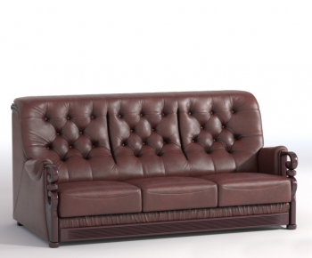 European Style Three-seat Sofa-ID:811259332