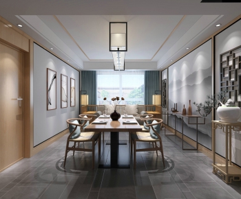 New Chinese Style Dining Room-ID:312019859