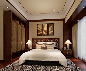 Southeast Asian Style Bedroom-ID:223268954