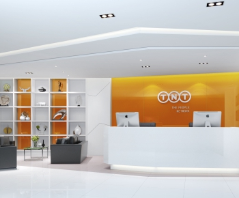 Modern Office Reception Desk-ID:368588355