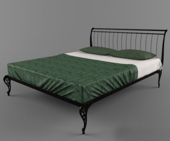European Style Double Bed-ID:232284539
