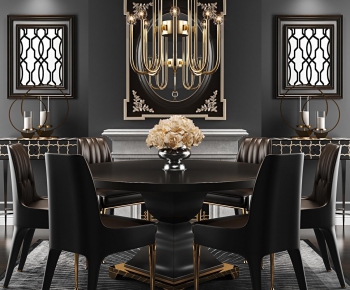 American Style Post Modern Style New Classical Style Dining Room-ID:144270551