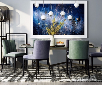 Modern Dining Table And Chairs-ID:649207449