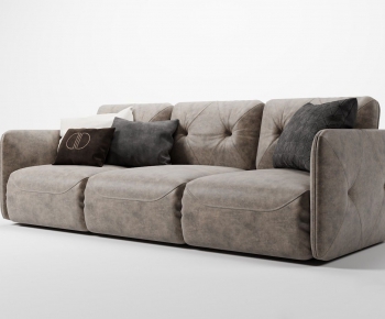 Modern Three-seat Sofa-ID:752650755