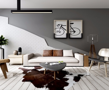 Modern Nordic Style Sofa Combination-ID:673320921
