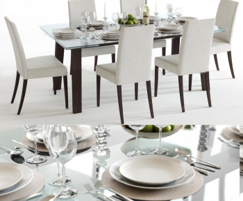 Modern Dining Table And Chairs-ID:407614643