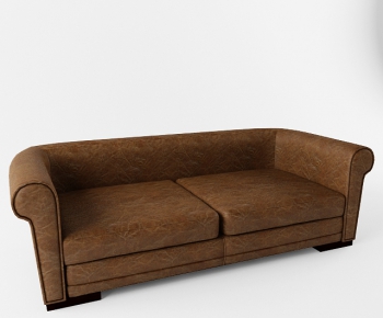 Simple European Style A Sofa For Two-ID:468363413
