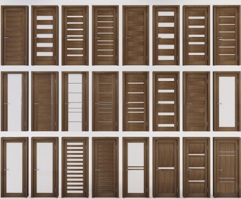 Modern Solid Wood Door-ID:195233882