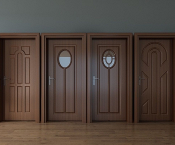 European Style Solid Wood Door-ID:385960966