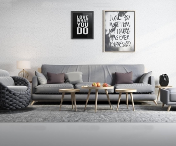 Nordic Style Sofa Combination-ID:944109239