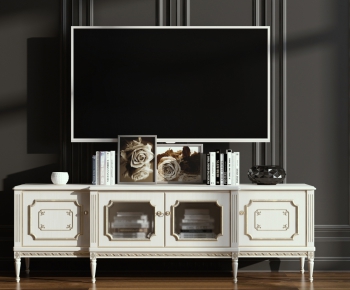 Simple European Style TV Cabinet-ID:901711666