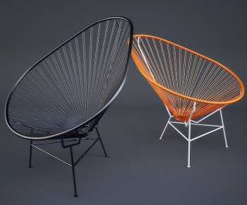Modern Nordic Style Lounge Chair-ID:586401516