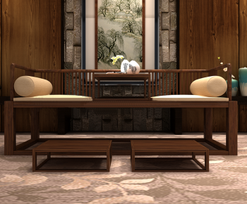 New Chinese Style A Sofa For Two-ID:702029765