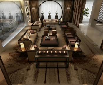 New Chinese Style Lobby Hall-ID:215270848
