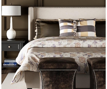 Modern American Style Bedroom-ID:803203833