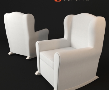 European Style Single Sofa-ID:794002255