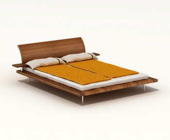 Modern Double Bed-ID:716931259