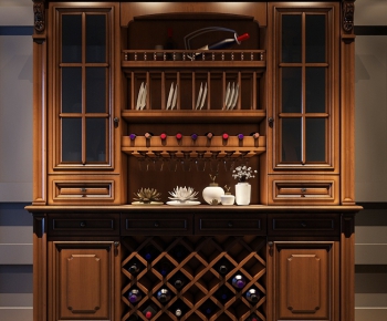 European Style Wine Cabinet-ID:592818557