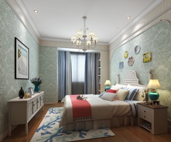 Mediterranean Style Bedroom-ID:171007622