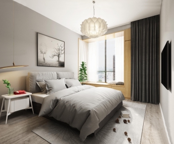 Nordic Style Bedroom-ID:238829723
