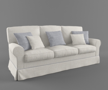 American Style Three-seat Sofa-ID:586321666