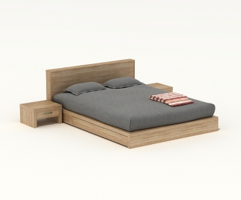 Modern Double Bed-ID:636623288