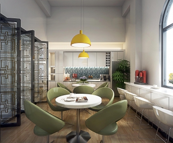 Modern Office Tea Room-ID:849507742