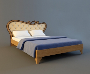 European Style Double Bed-ID:817699951