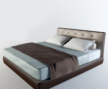 Modern Double Bed-ID:727431764