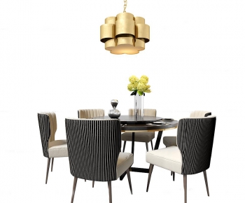 Modern Dining Table And Chairs-ID:124720878