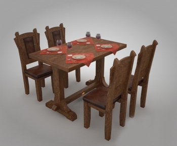 Modern Dining Table And Chairs-ID:970927216