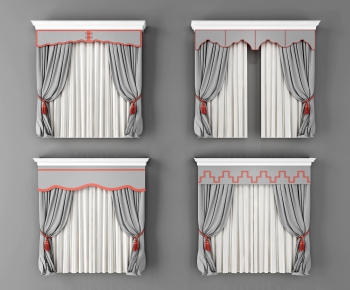 New Chinese Style The Curtain-ID:228434836