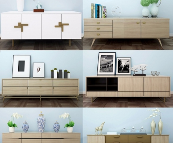 Nordic Style TV Cabinet-ID:352593562
