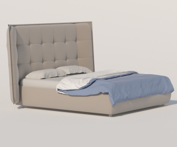 Modern Double Bed-ID:489957617