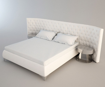 Modern Double Bed-ID:398267595