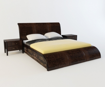 Modern Double Bed-ID:248020732